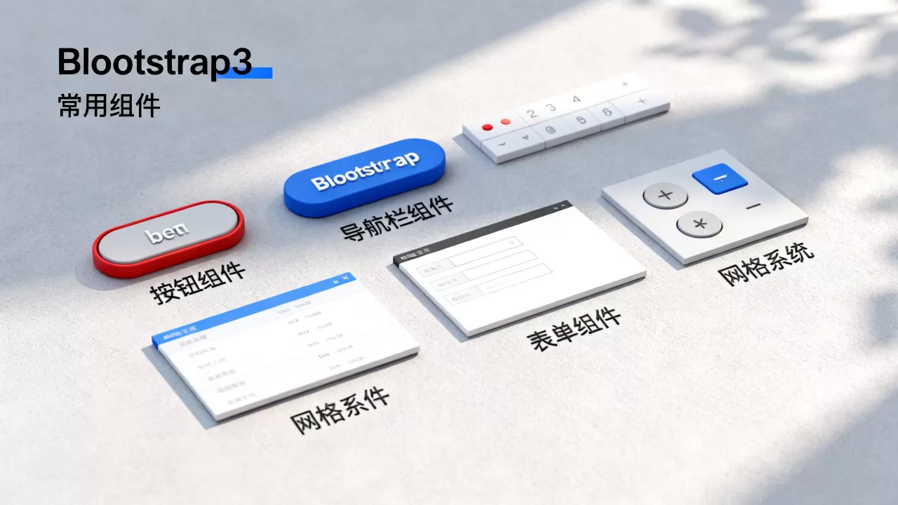 Bootstrap3怎么用？Bootstrap3常用组件有哪些