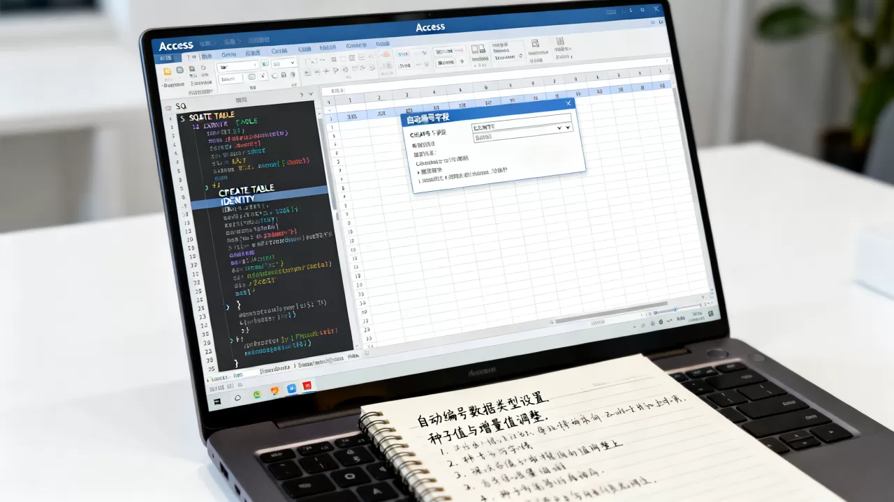 Access用SQL创建自动编号怎么操作？access数据库自动编号字段设置