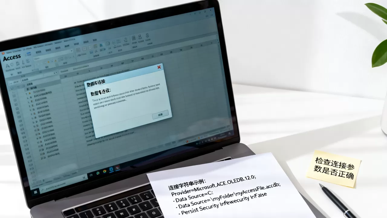 Access数据库连接出错怎么办？Access数据库连接字符串怎么写