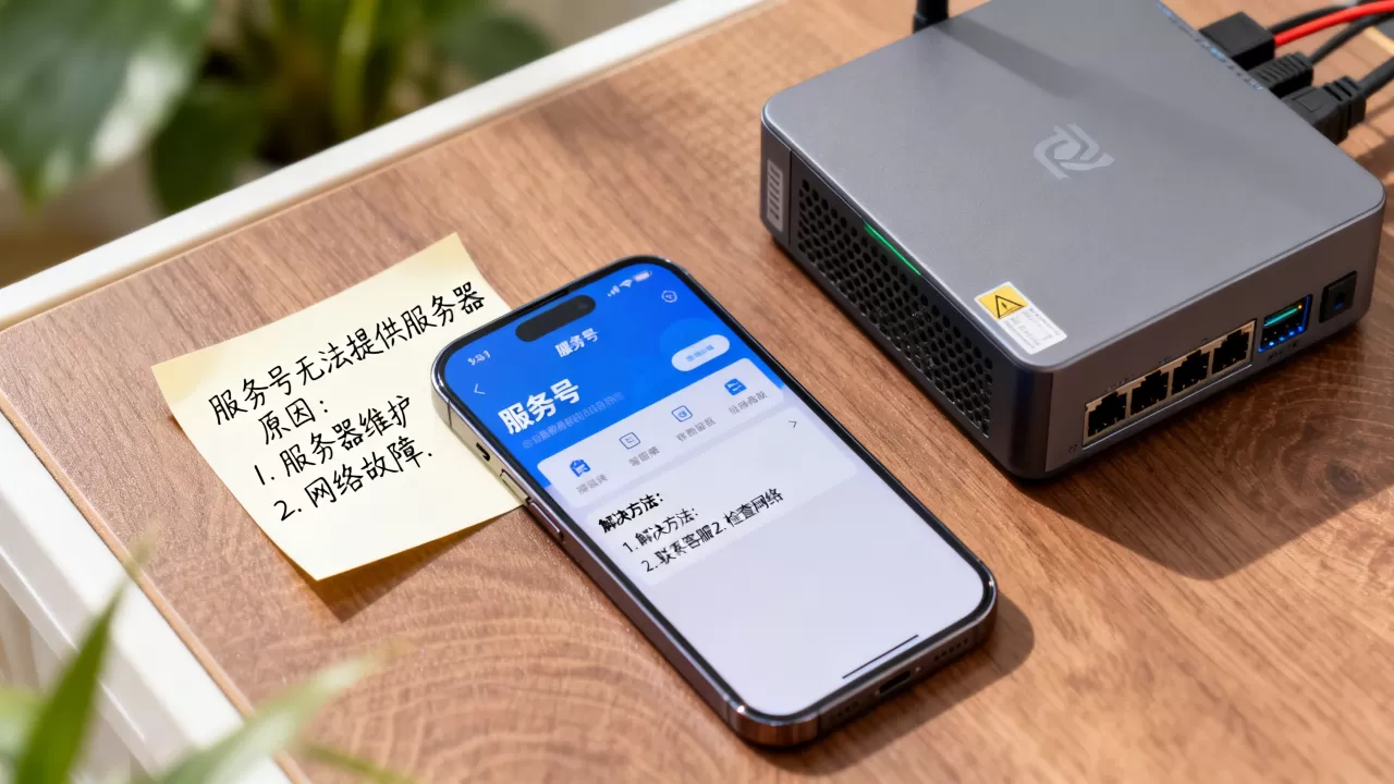 为什么该服务号无法提供服务器？服务号无法提供服务器怎么办