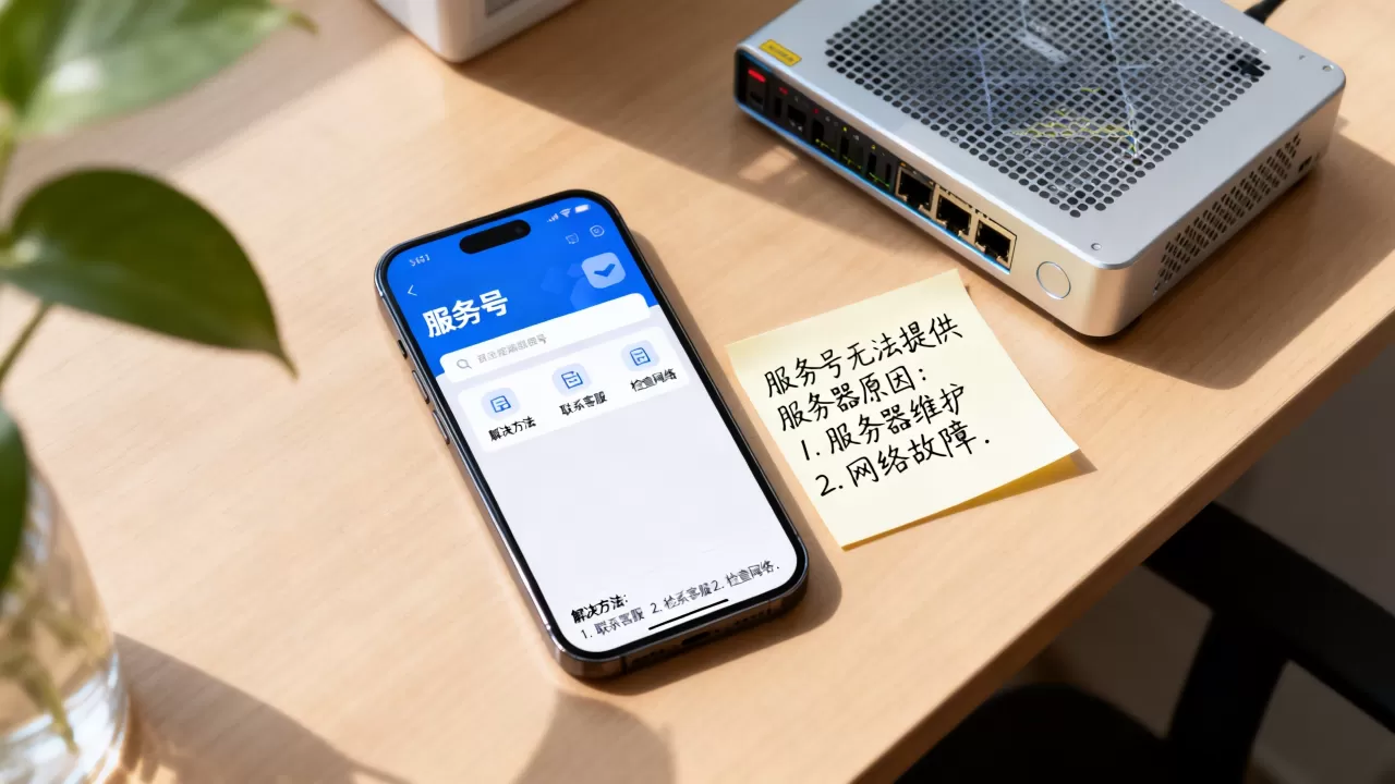 为什么该服务号无法提供服务器？服务号无法提供服务器怎么办