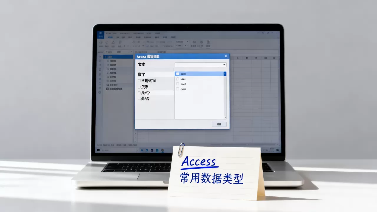 Access数据库的类型是？Access数据库常用数据类型有哪些