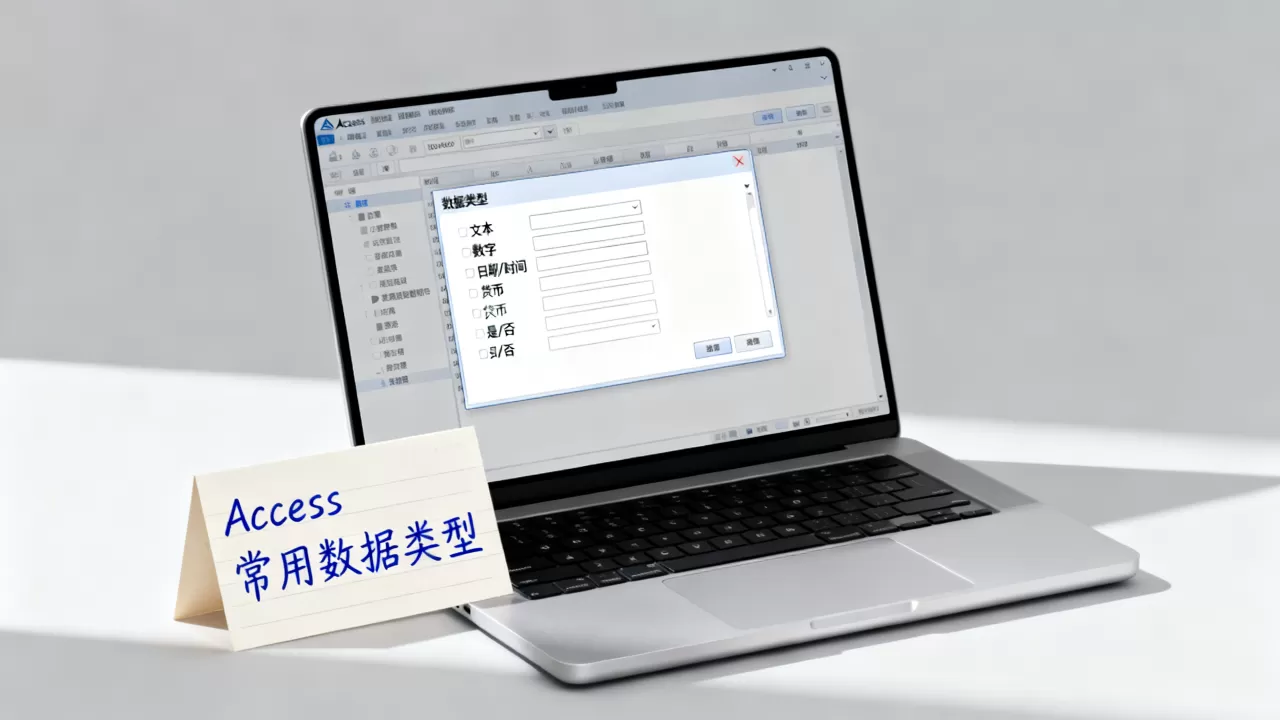 Access数据库的类型是？Access数据库常用数据类型有哪些