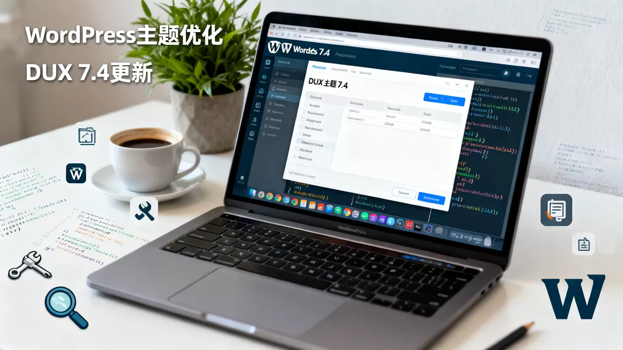 DUX主题7.4更新了什么？WordPress主题优化技巧