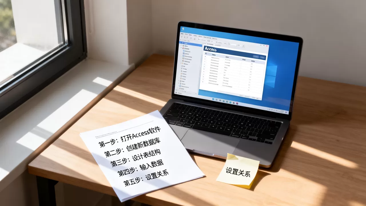 如何用access构建数据库？access数据库创建步骤详解