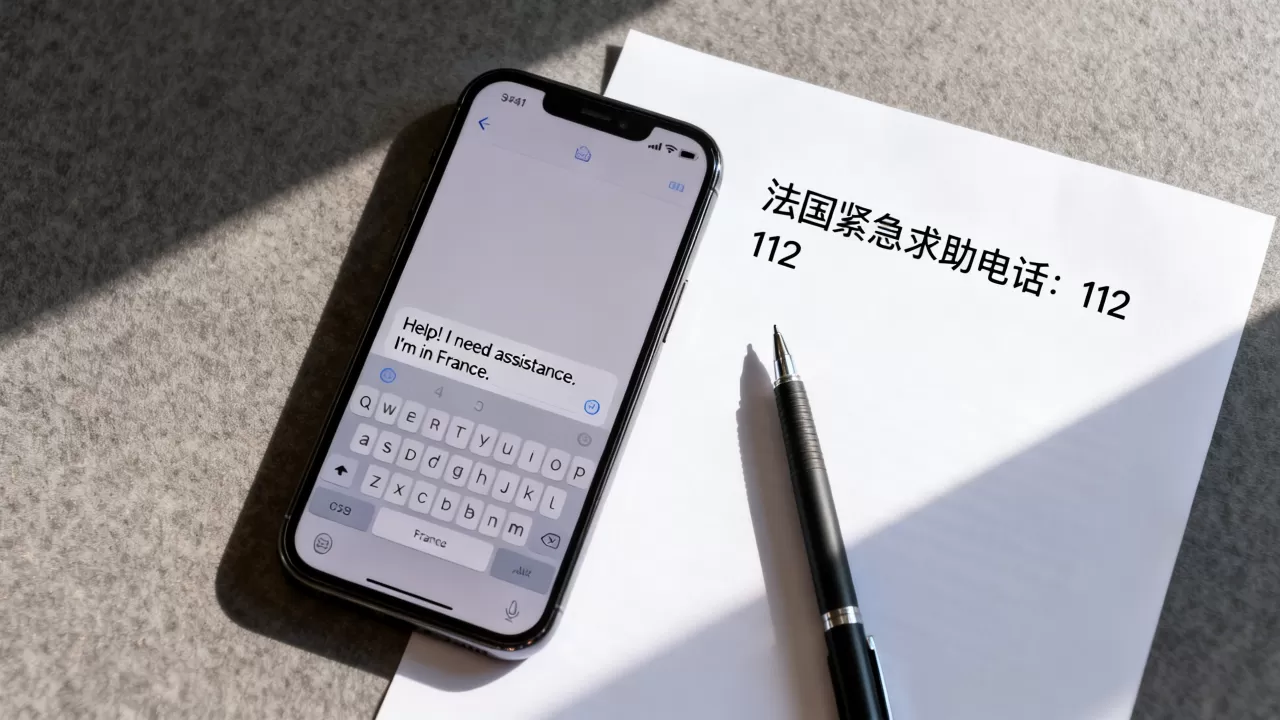 法国帮助短信怎么发？法国紧急求助电话是多少