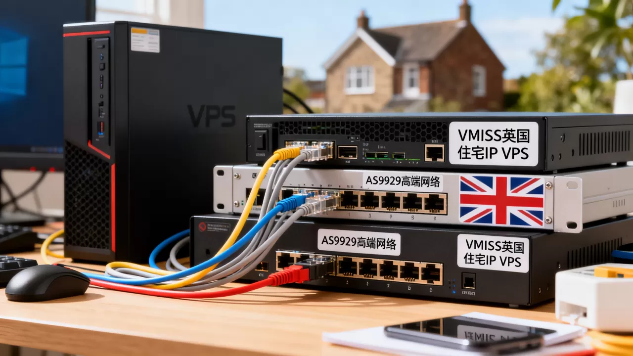 VMISS英国住宅IP VPS好用吗？AS9929高端网络值得入手吗