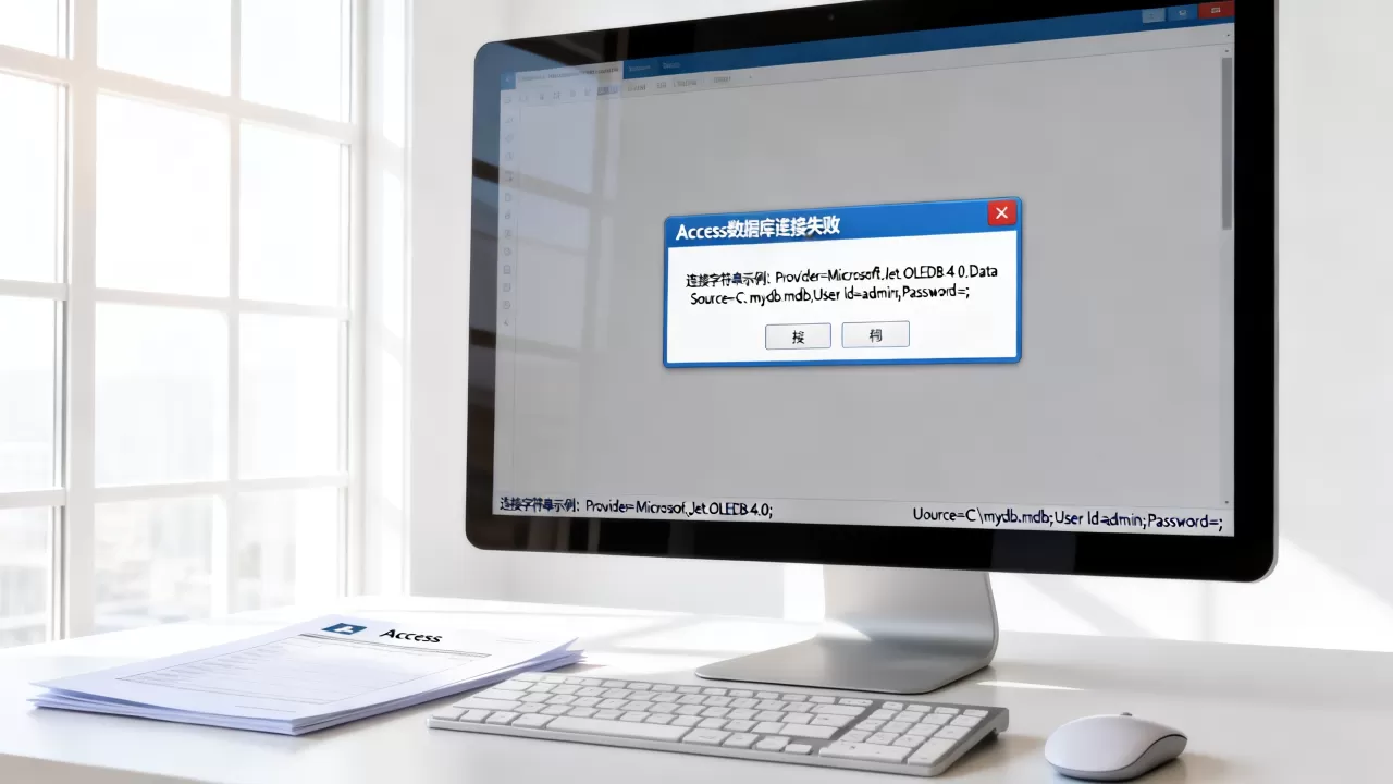 Access数据库数据源连接不上？Access数据库连接字符串怎么写