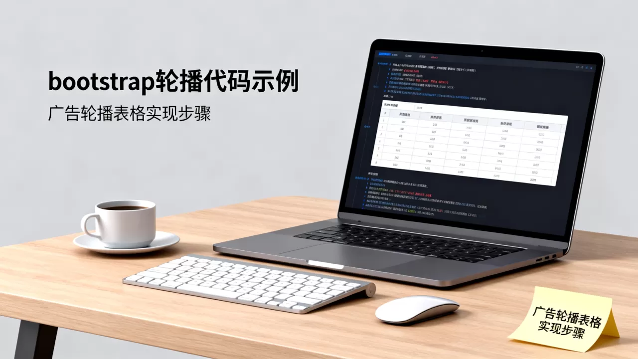 bootstrap广告轮播表格轮播怎么做？前端轮播图代码