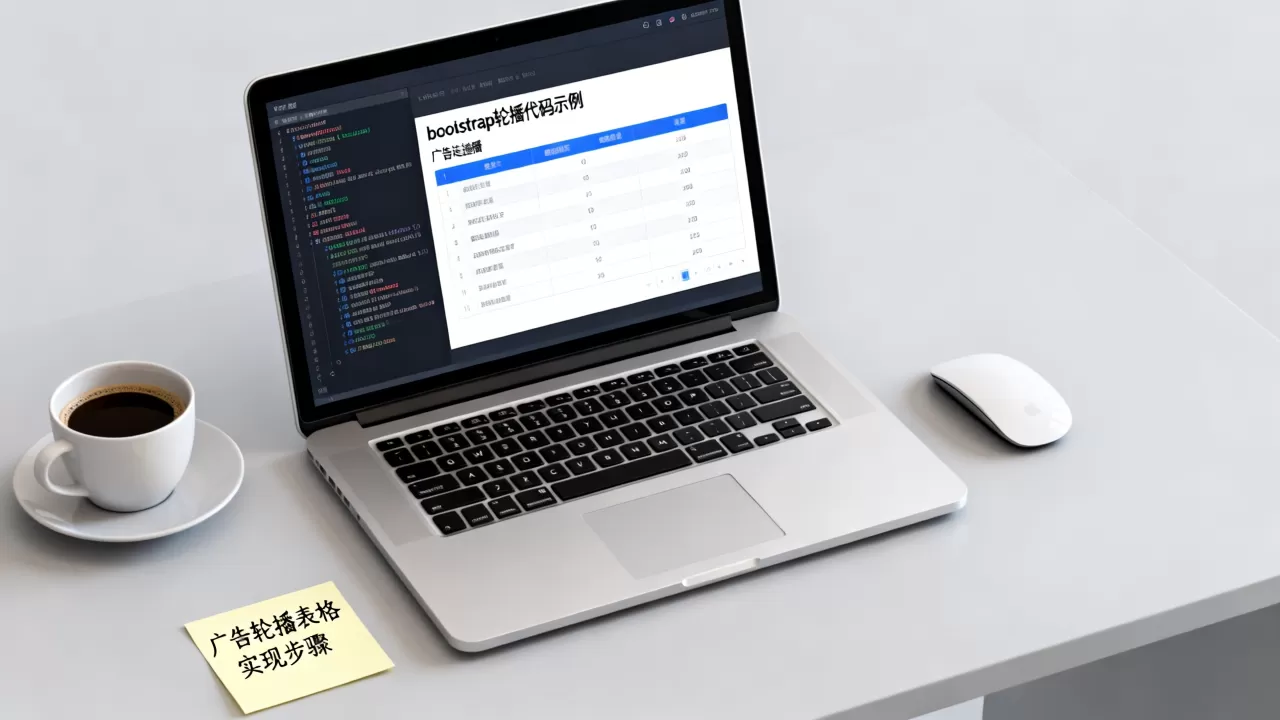 bootstrap广告轮播表格轮播怎么做？前端轮播图代码