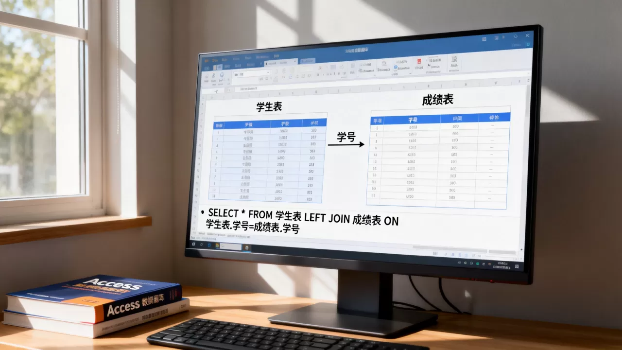 Access数据库左连接怎么用？access数据库左连接语法