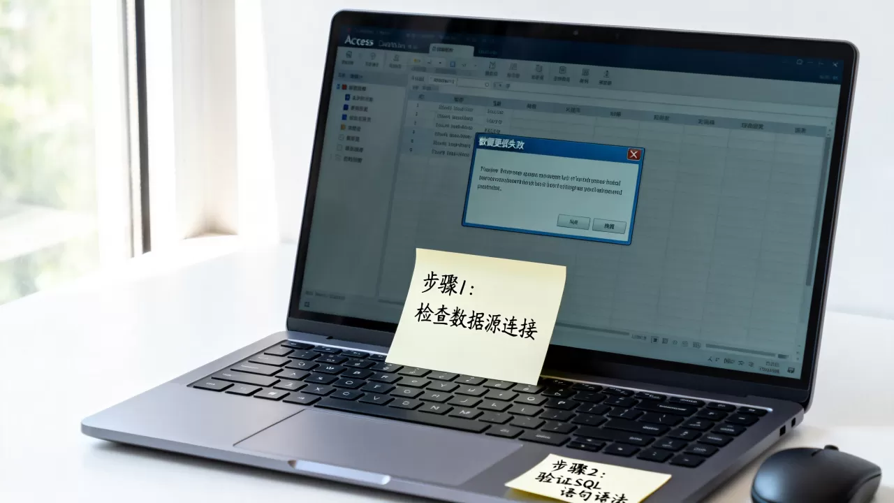 Access更新数据失败怎么办？Access数据库更新记录方法