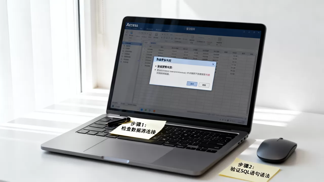 Access更新数据失败怎么办？Access数据库更新记录方法