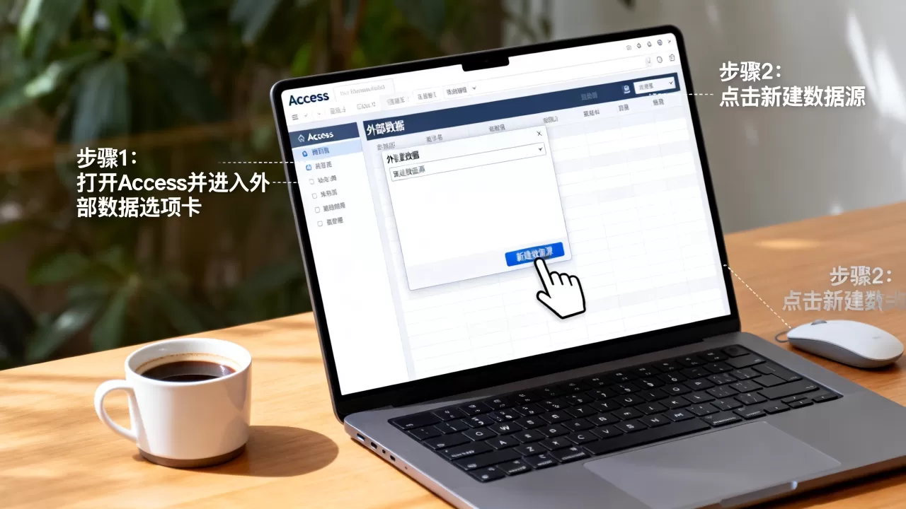 Access如何连接外部数据库？access连接外部数据库教程