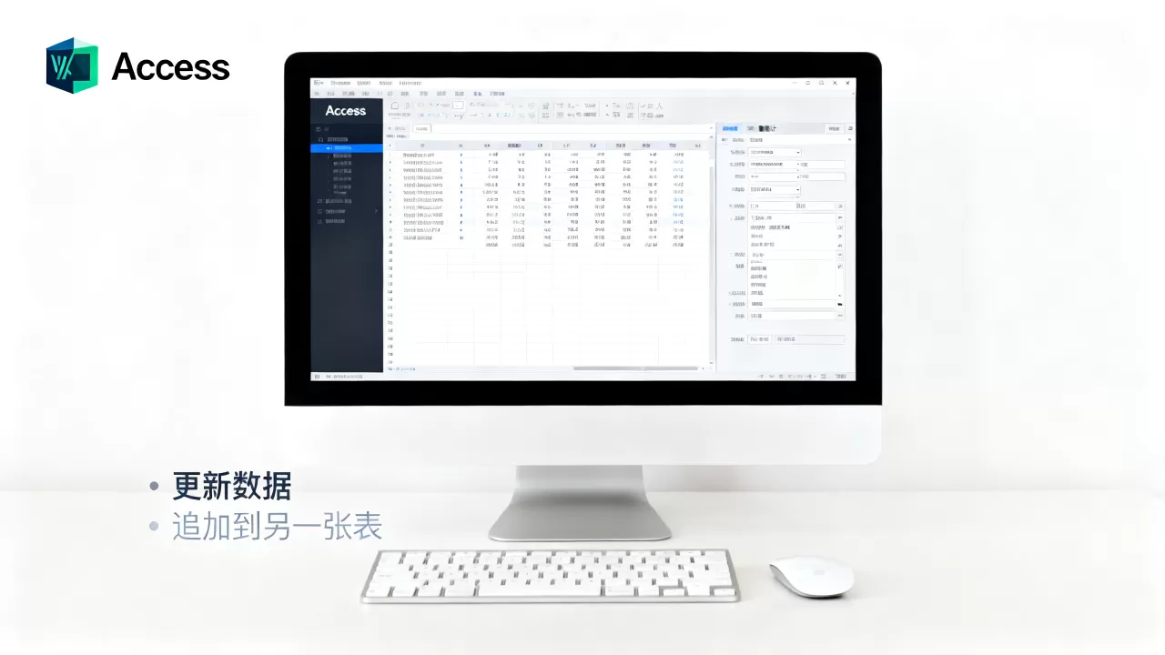 access如何更新并追加数据库？access追加数据到另一张表