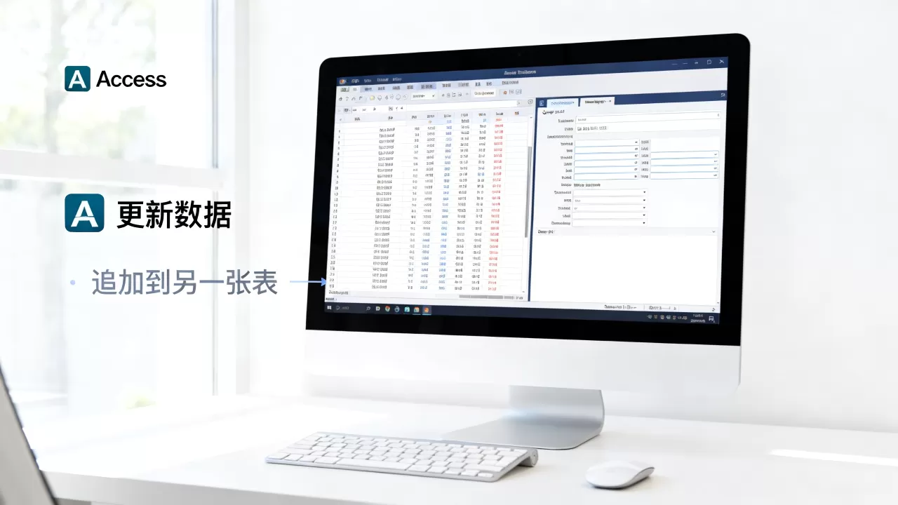 access如何更新并追加数据库？access追加数据到另一张表