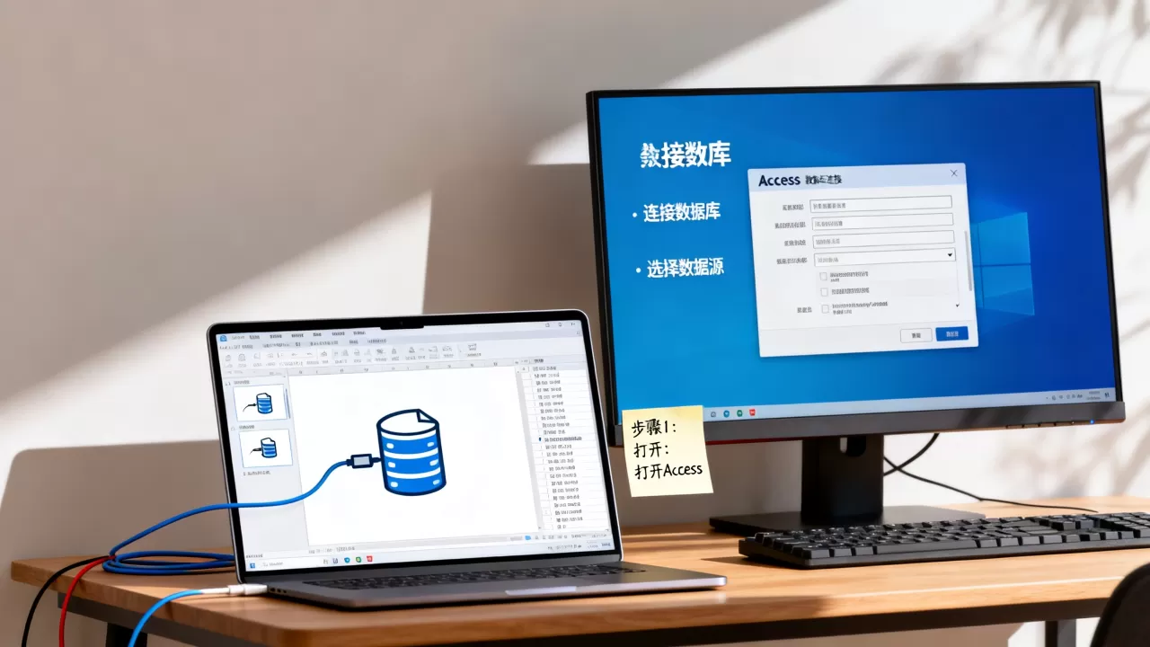 Access如何连接数据库？access连接数据库教程
