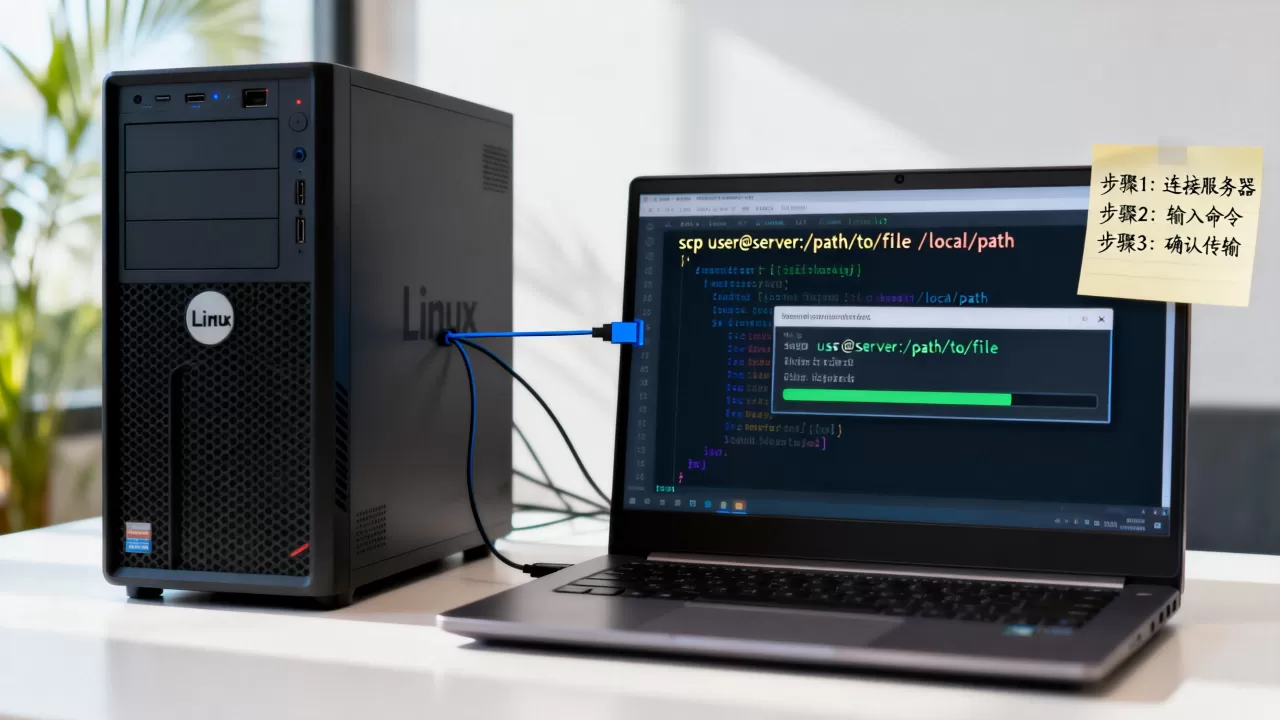 服务器传文件怎么操作？Linux服务器传文件到本地