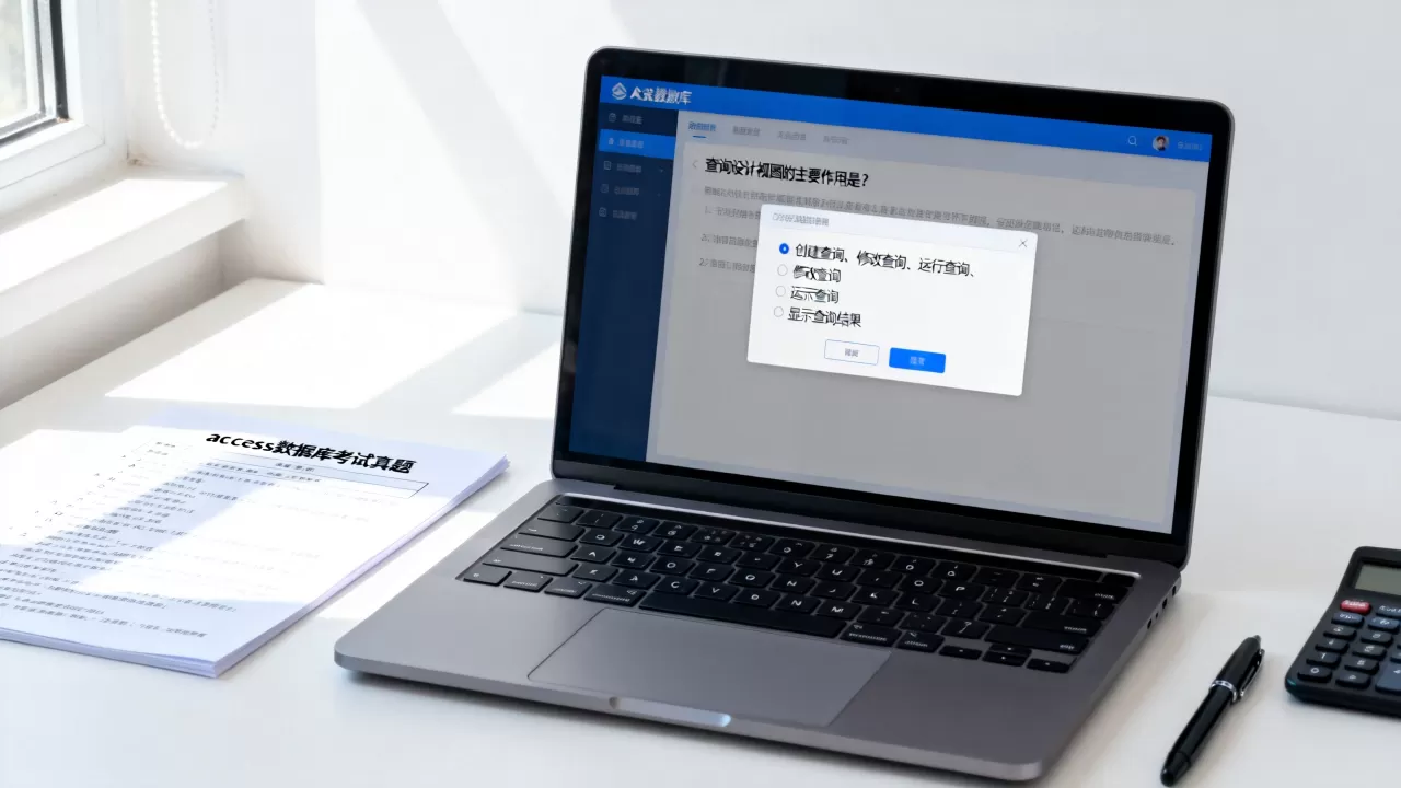 access数据库选择题怎么做？access数据库考试真题及答案
