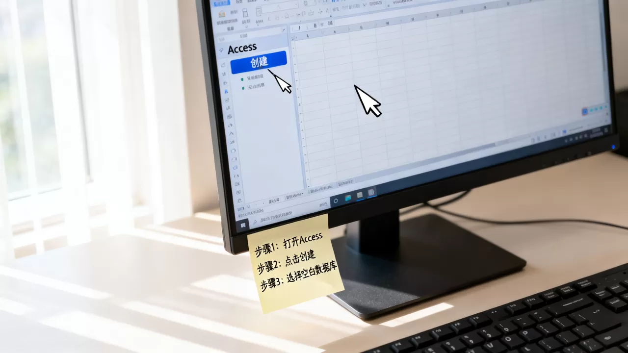 Access怎么创建数据库？access数据库创建详细步骤