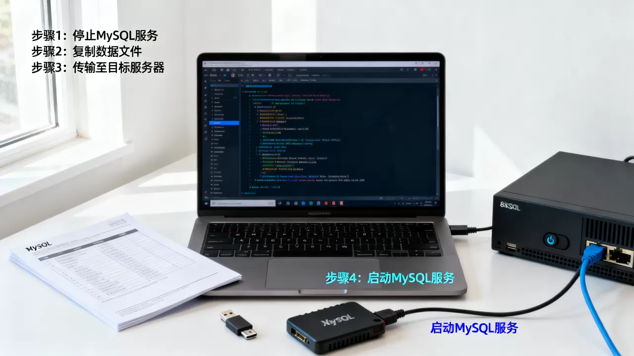 复制MySQL数据库文件到别处怎么操作？mysql数据库迁移教程
