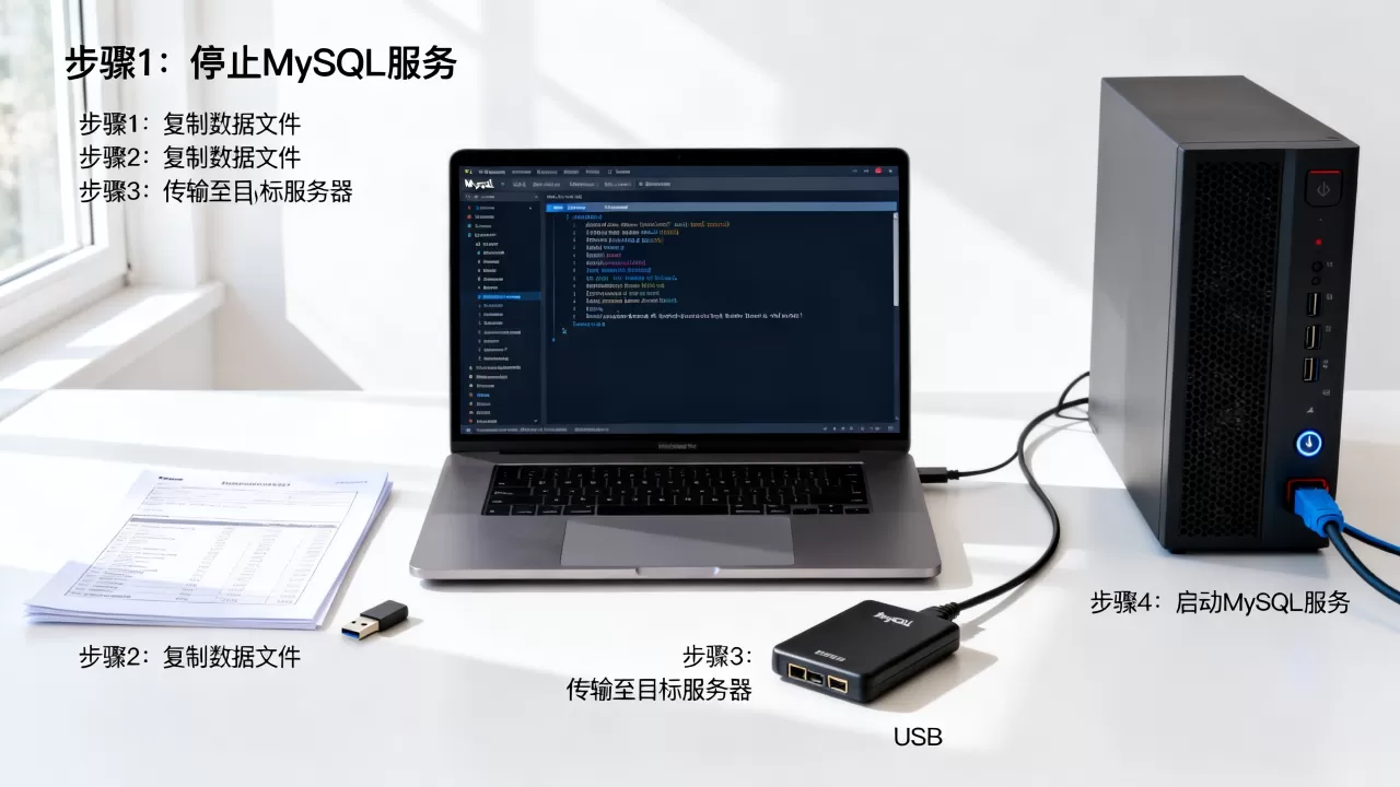 复制MySQL数据库文件到别处怎么操作？mysql数据库迁移教程