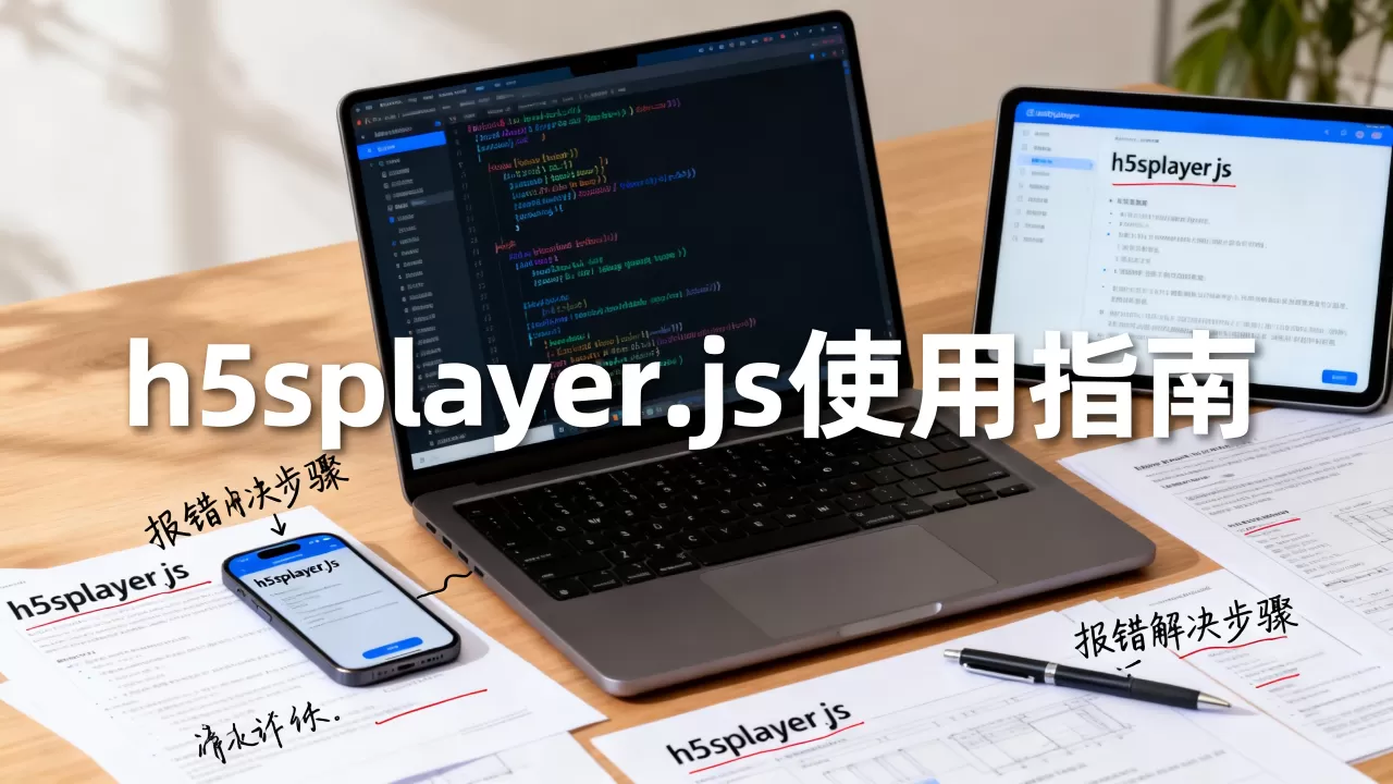 h5splayer.js怎么用？h5splayer.js报错怎么解决