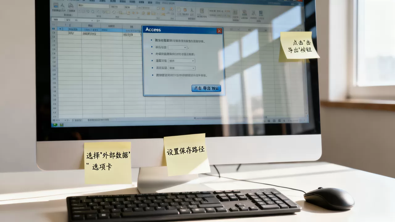 如何从access数据库提取数据？access数据库怎么导出数据