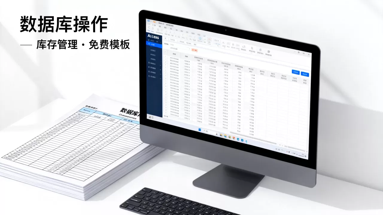 access进销存数据库怎么用？access进销存系统免费模板