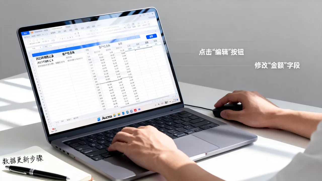Access数据库表格怎么更新数据？access数据库怎么修改记录