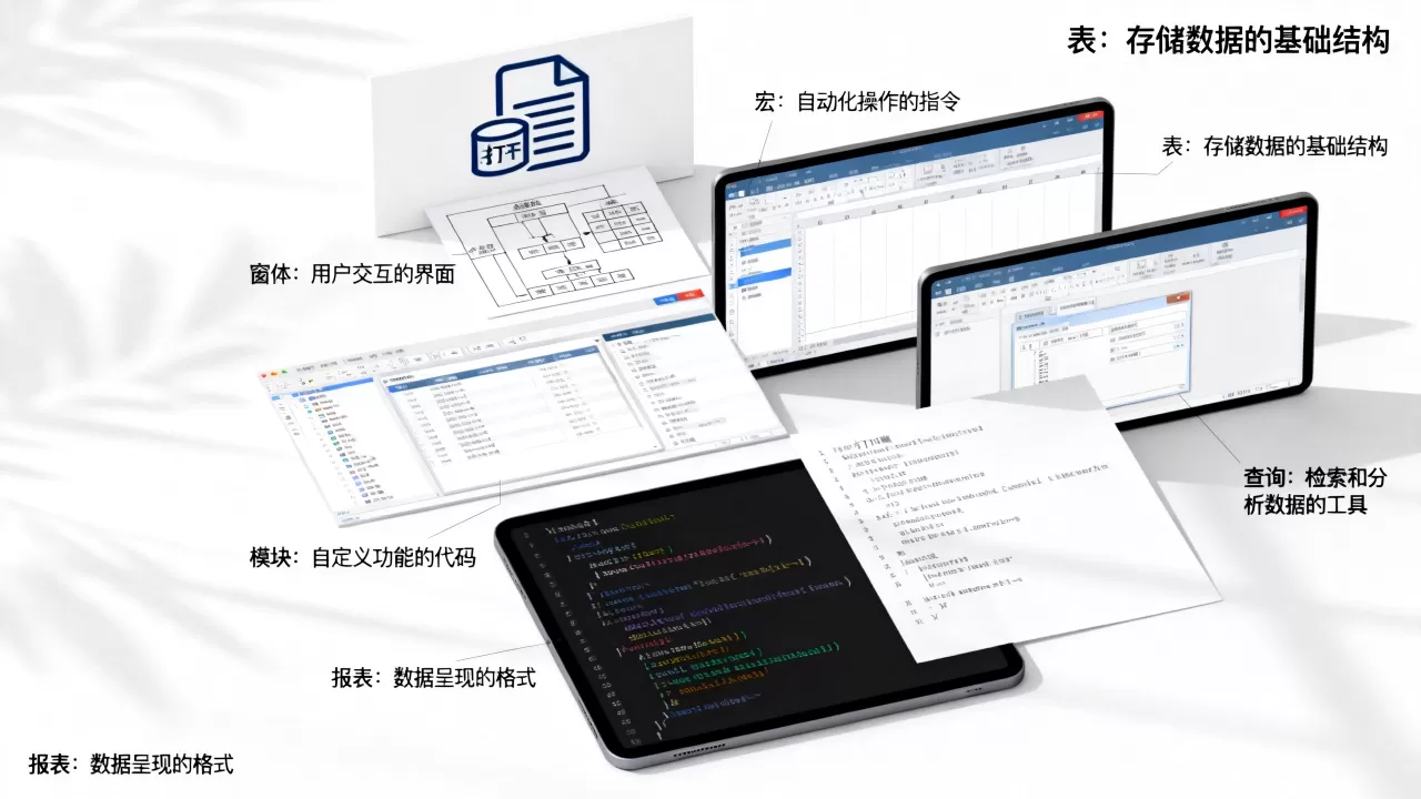 access数据库对象是什么?access数据库对象有哪些 access数据库对象是什么?access数据库对象有哪些