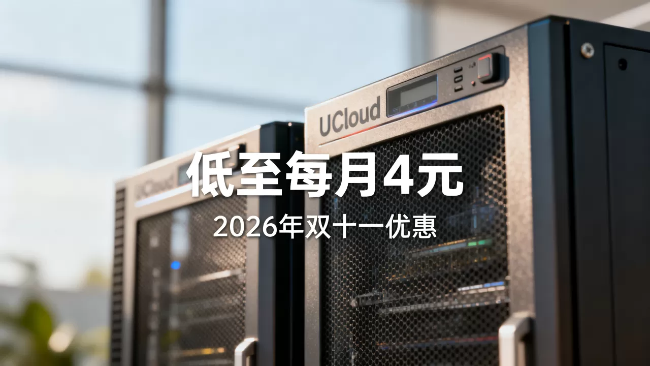 UCloud云服务器低至每月4元是真的吗?2026年双十一云服务器优惠攻略 UCloud云服务器低至每月4元是真的吗?2026年双十一云服务器优惠攻略