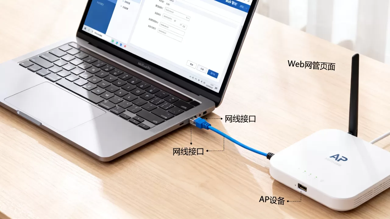 笔记本插网线不识别怎么办?AP通过Web网管方式上线配置 笔记本插网线不识别怎么办?AP通过Web网管方式上线配置