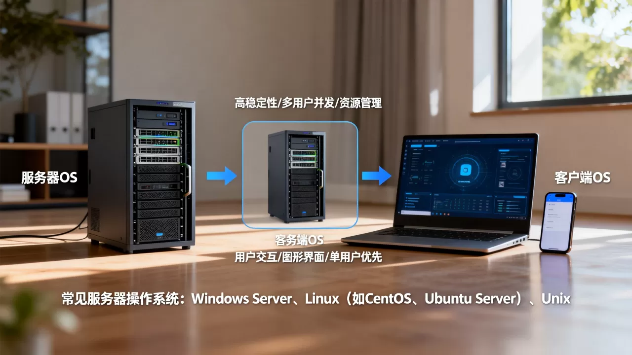 服务器os和客户端os区别是什么,服务器操作系统有哪些 服务器os和客户端os区别是什么,服务器操作系统有哪些