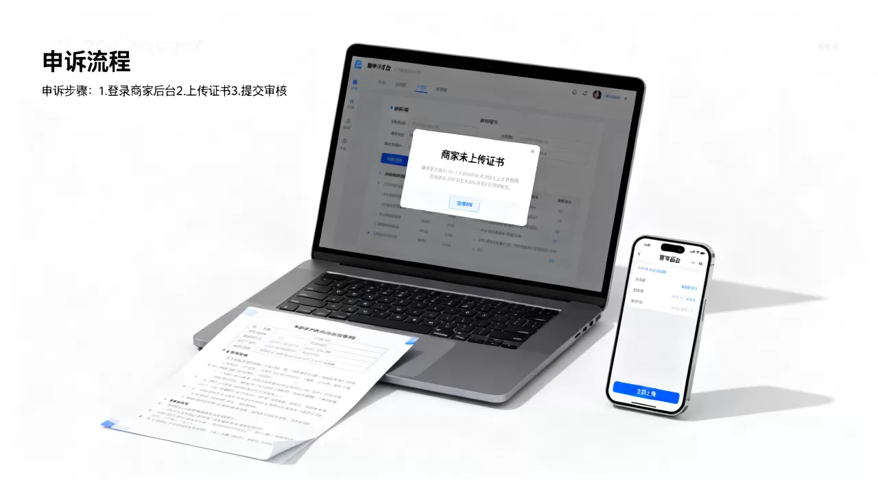 商家显示未上传证书怎么办?商家未上传证书怎么申诉 商家显示未上传证书怎么办?商家未上传证书怎么申诉