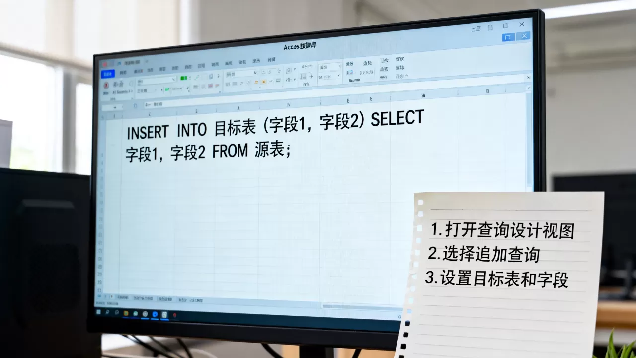 Access追加查询怎么做?Access数据库查询语句详解 Access追加查询怎么做?Access数据库查询语句详解