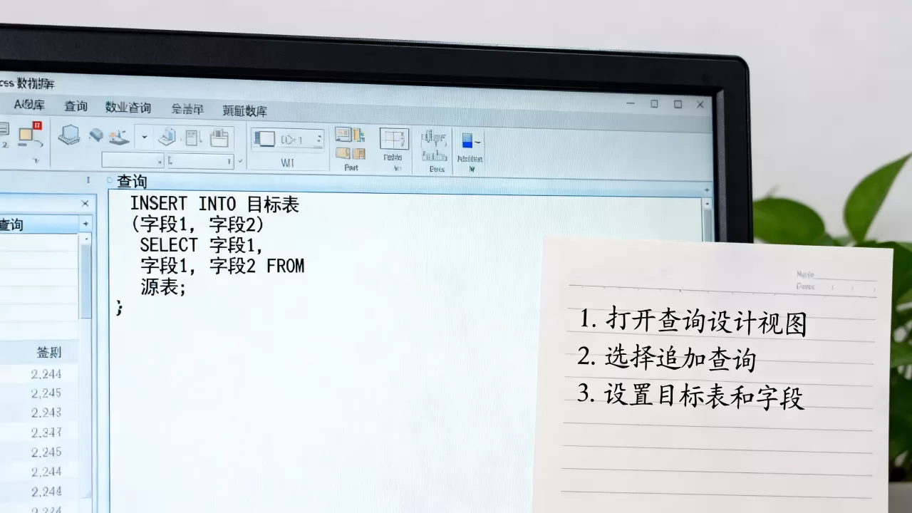 Access追加查询怎么做?Access数据库查询语句详解 Access追加查询怎么做?Access数据库查询语句详解