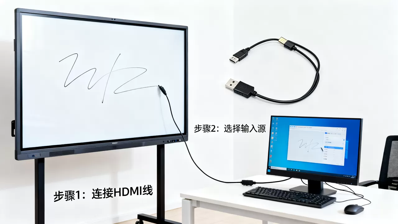 办公室电子白板可以书写吗?电子白板怎么连接电脑 办公室电子白板可以书写吗?电子白板怎么连接电脑