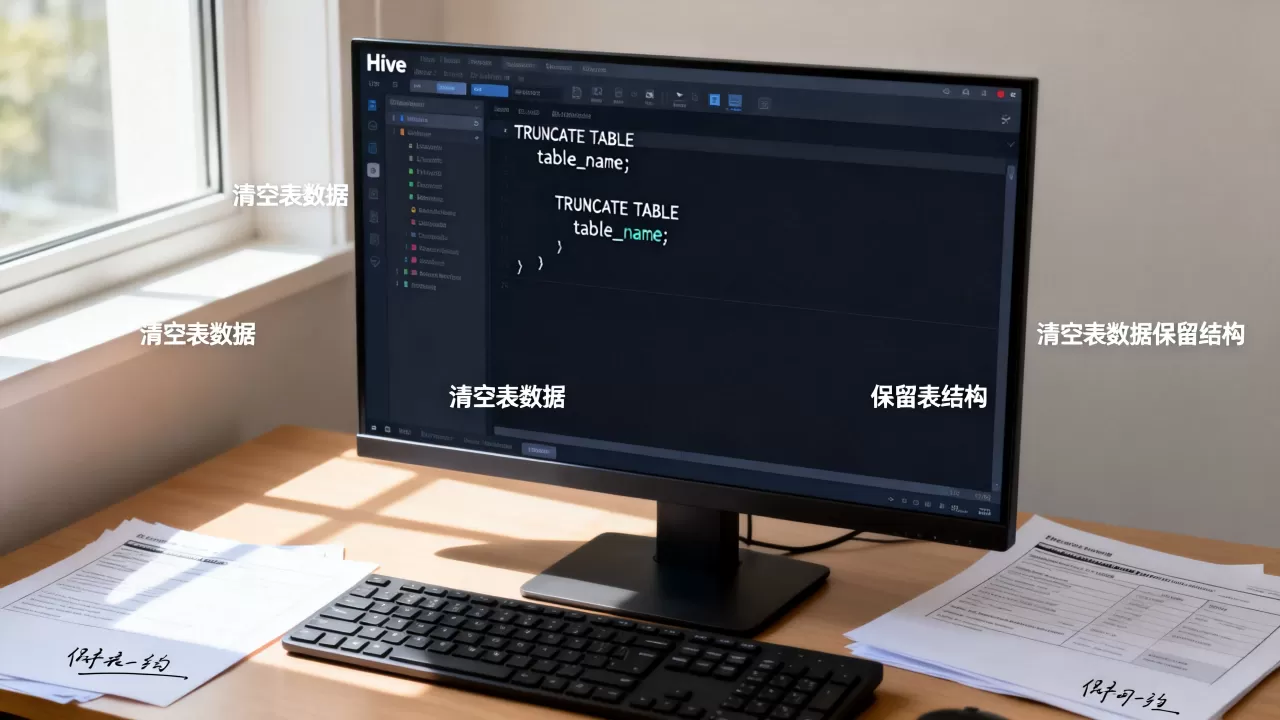 Hive表清空数据库怎么操作?Hive清空表数据保留表结构 Hive表清空数据库怎么操作?Hive清空表数据保留表结构