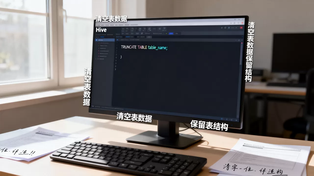 Hive表清空数据库怎么操作?Hive清空表数据保留表结构 Hive表清空数据库怎么操作?Hive清空表数据保留表结构