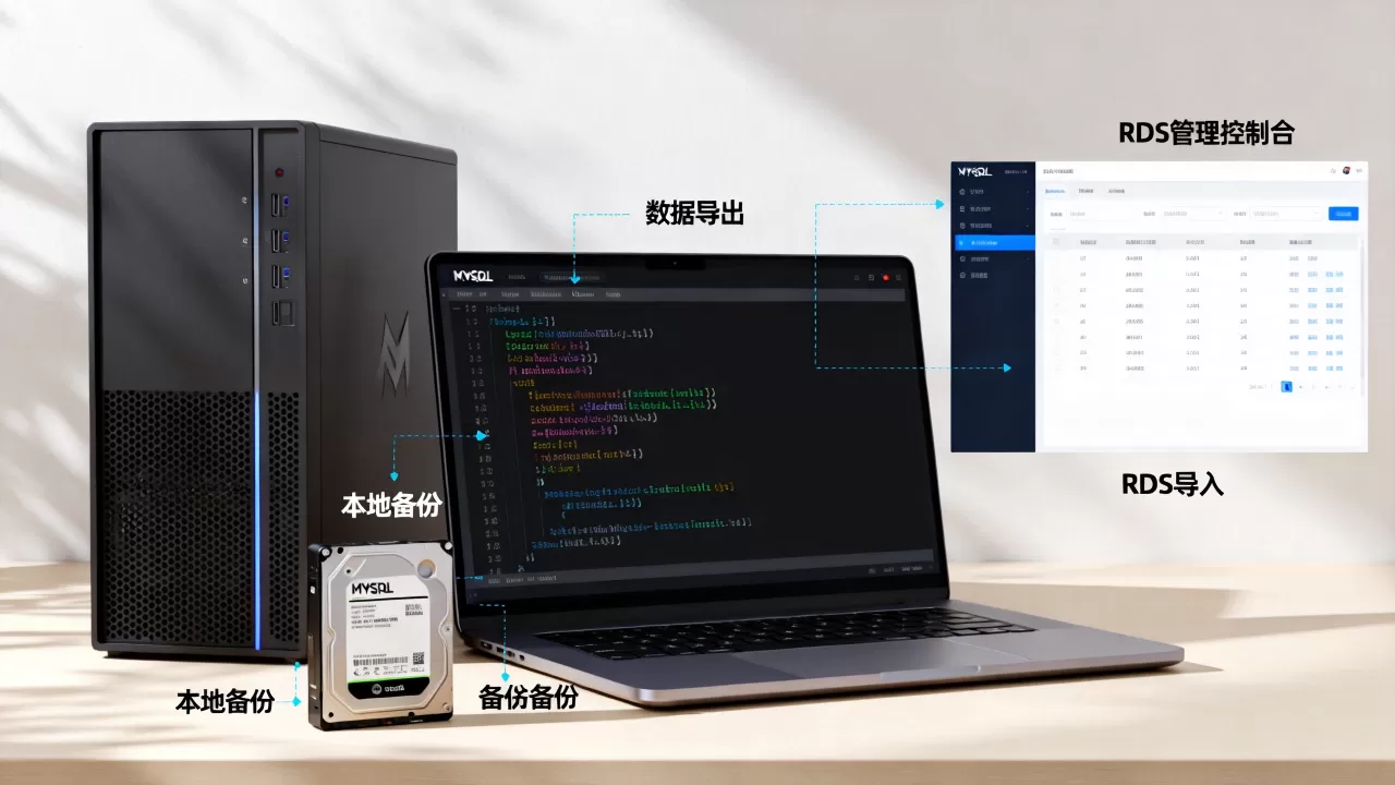 如何本地备份MySQL数据库?本地MySQL迁移到RDS for MySQL步骤详解 如何本地备份MySQL数据库?本地MySQL迁移到RDS for MySQL步骤详解