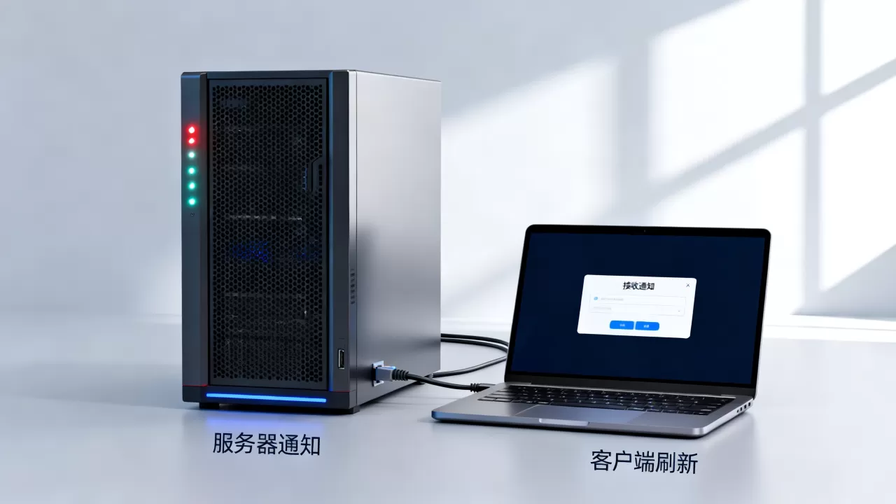 服务器如何通知客户端刷新? 服务器如何通知客户端刷新?