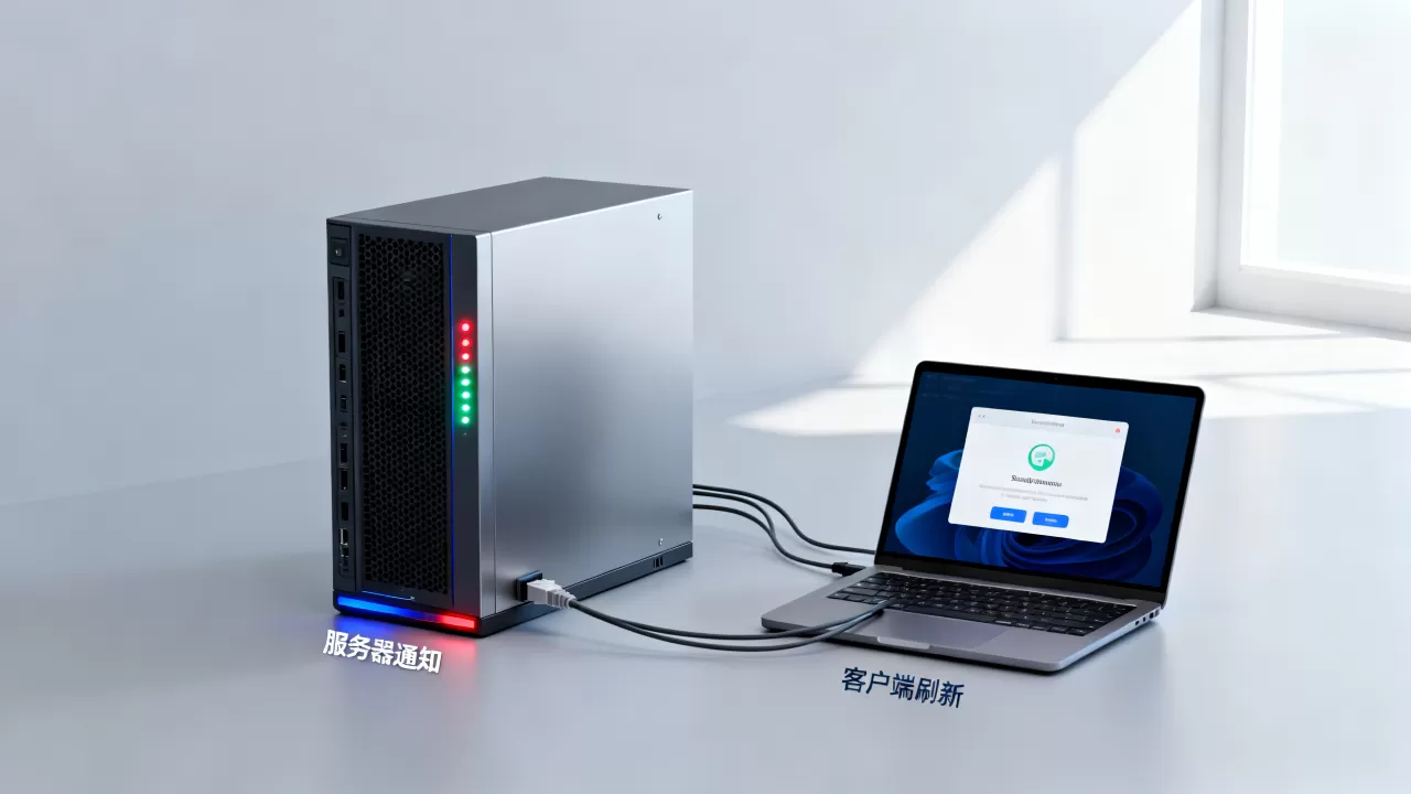 服务器如何通知客户端刷新? 服务器如何通知客户端刷新?