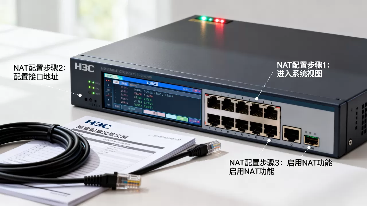 H3C交换机NAT转换配置失败怎么办?交换机NAT地址转换详细步骤 H3C交换机NAT转换配置失败怎么办?交换机NAT地址转换详细步骤