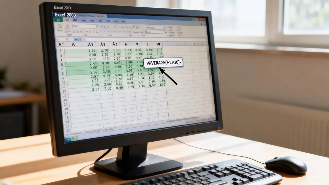 excel2003求平均值怎么操作?excel2003求平均函数公式 excel2003求平均值怎么操作?excel2003求平均函数公式