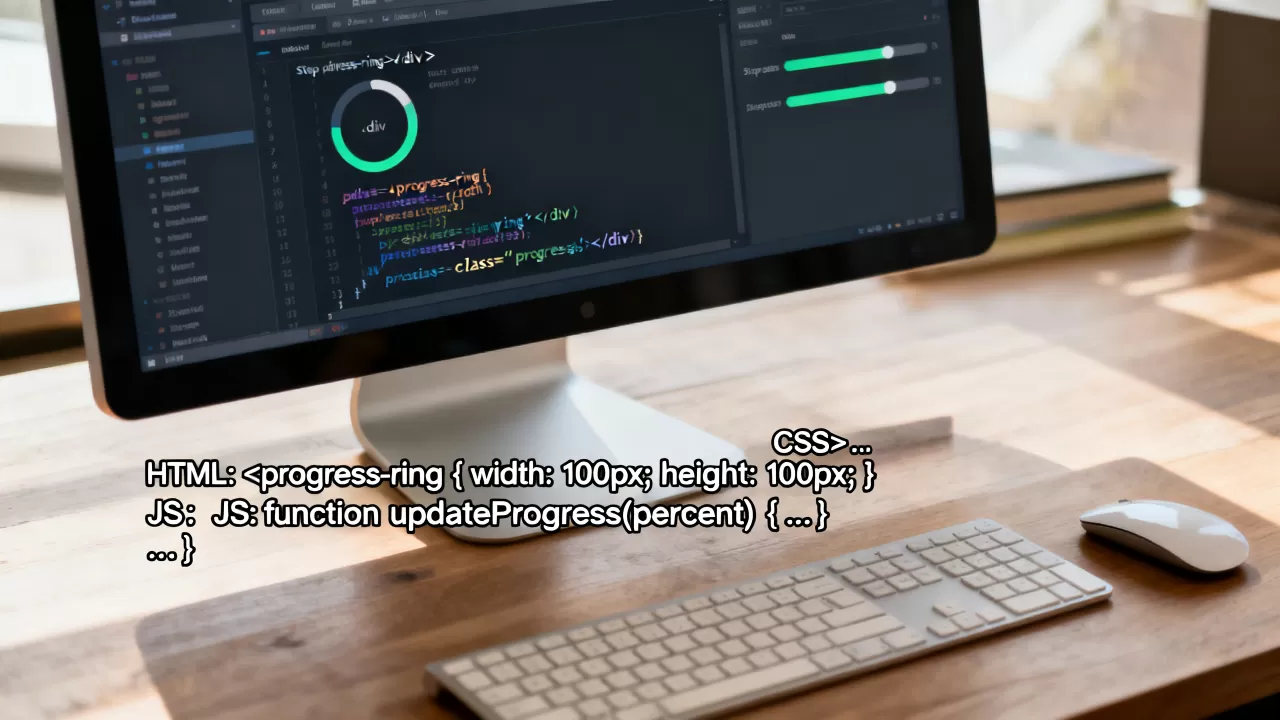 如何实现步骤进度条代码?环形进度条怎么制作 如何实现步骤进度条代码?环形进度条怎么制作