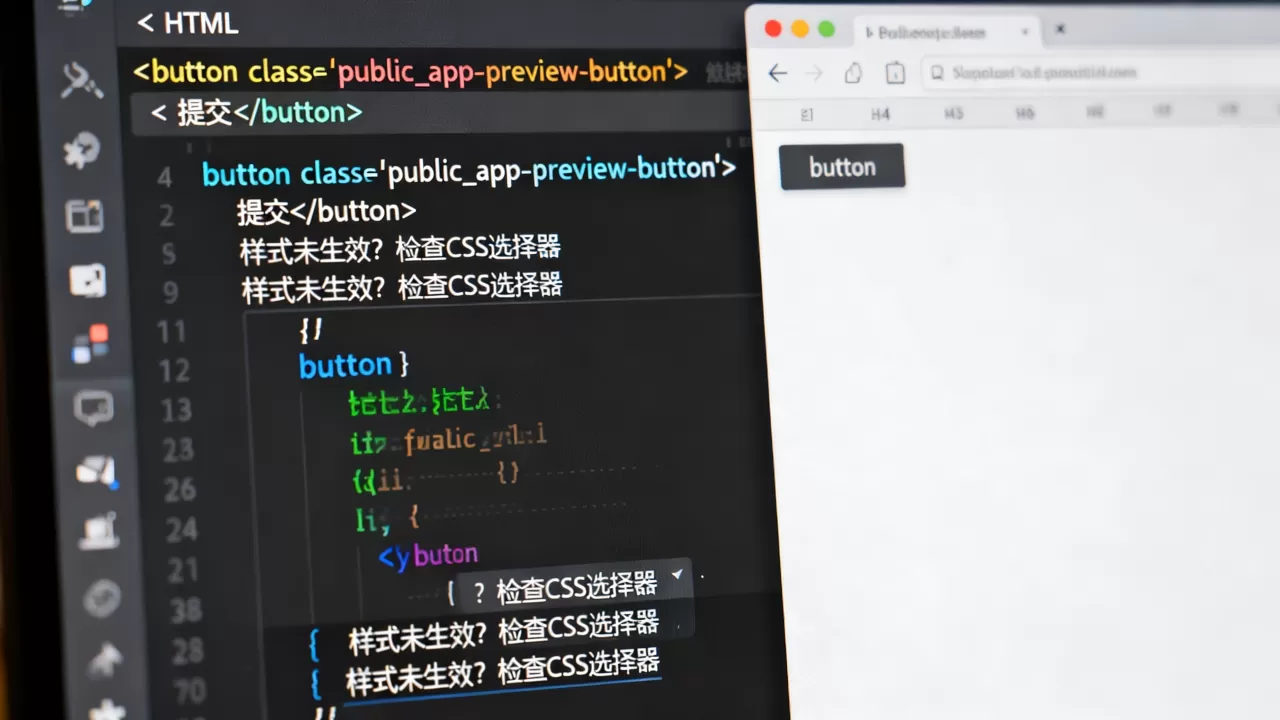 button设为public_app-preview-button组件后不显示?button组件样式不生效怎么解决 button设为public_app-preview-button组件后不显示?button组件样式不生效怎么解决