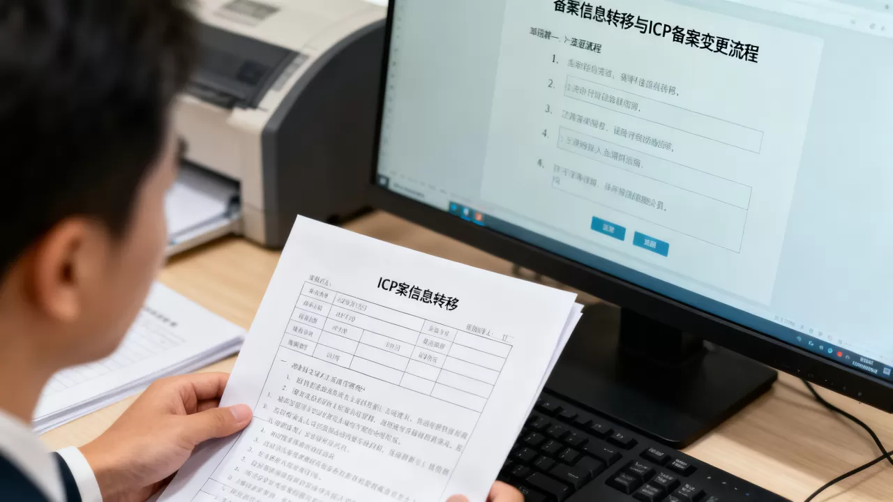 备案信息如何转移?ICP备案变更流程详解 备案信息如何转移?ICP备案变更流程详解