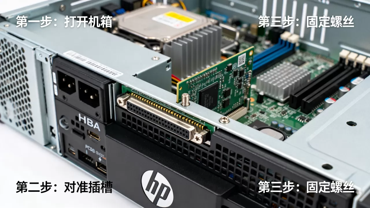 HBA卡如何装入HP服务器?HP服务器加装HBA卡教程 HBA卡如何装入HP服务器?HP服务器加装HBA卡教程