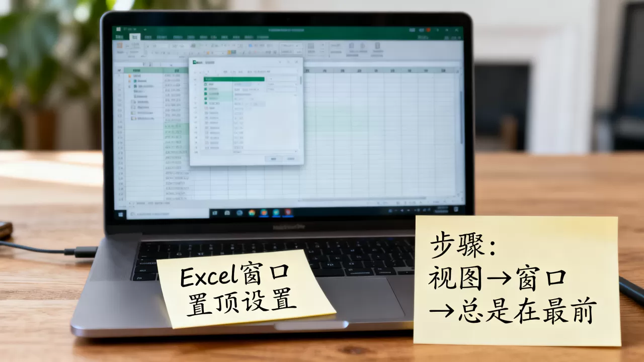 Excel表格怎么置顶显示?如何设置Excel窗口始终在最前 Excel表格怎么置顶显示?如何设置Excel窗口始终在最前